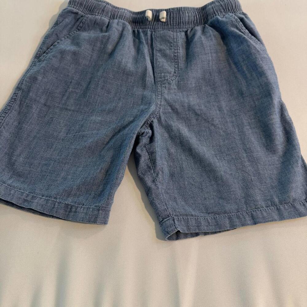boys shorts blue 100% cotton size 10-12